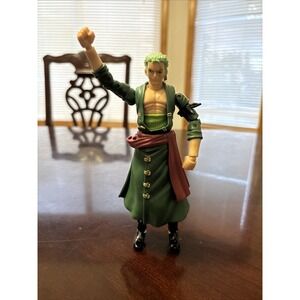 One Piece Roronoa Zoro Bandai‎ Anime Heroes 6.5" Action Figure Used Loose